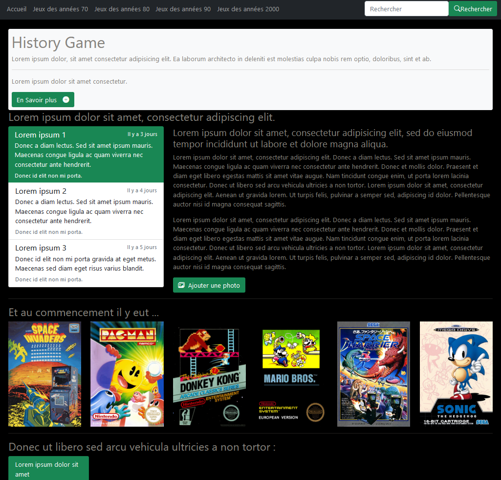 site web 'History Games'